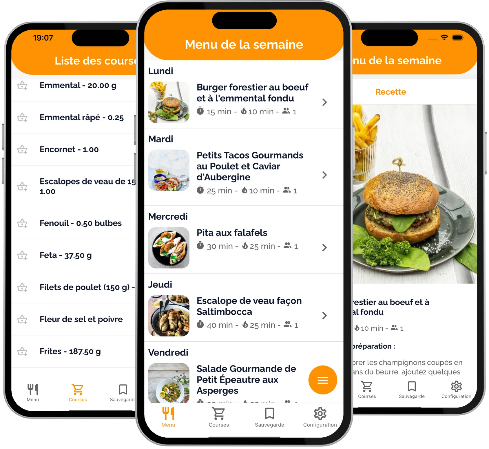 CoursesPlanner est un courses planner qui fait le planning des repas et la liste des courses