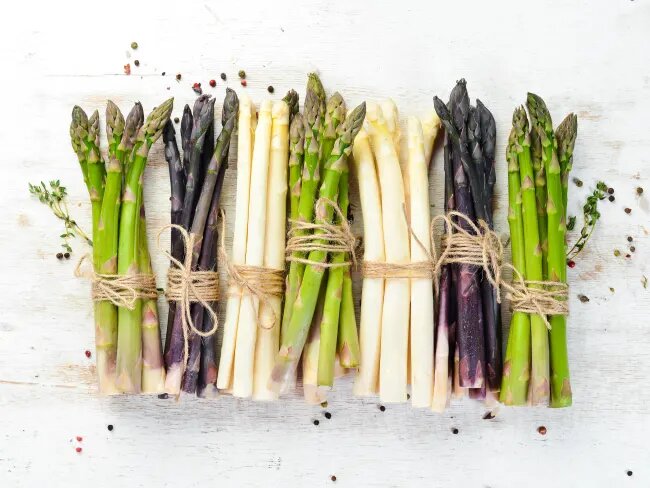 asperges sa diversité et ses couleurs