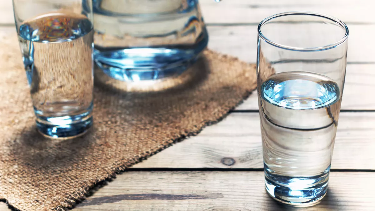 L'eau pour un menu semaine équilibré